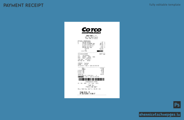 Cotco Wholesale Zahlungsbeleg – Beispielvorschau